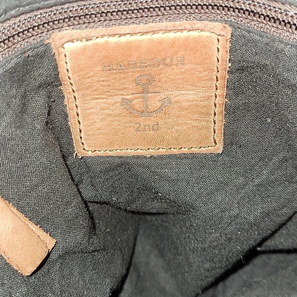 Harbour 2Nd for Anthropologie Brown Leather Crossbody Bag